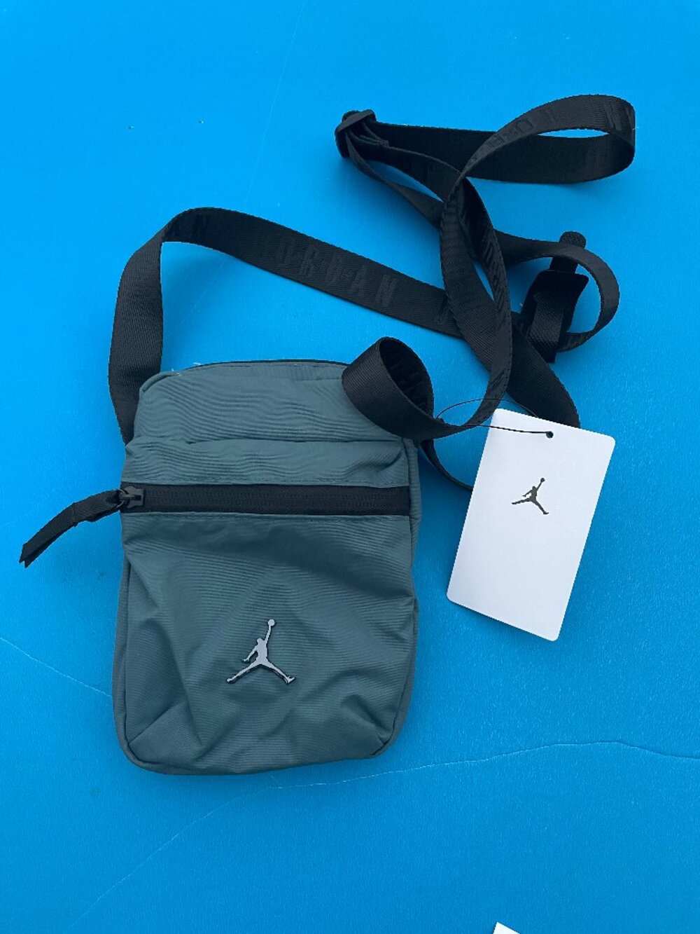 NWT Jordan Brand Small Bag Crossbody Adjustable Strap Ash Green